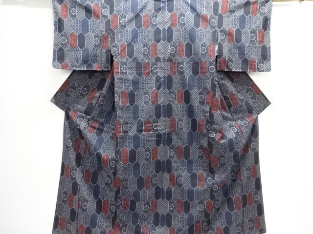 Japanese Kimono / Tsumugi Omeshi Silk